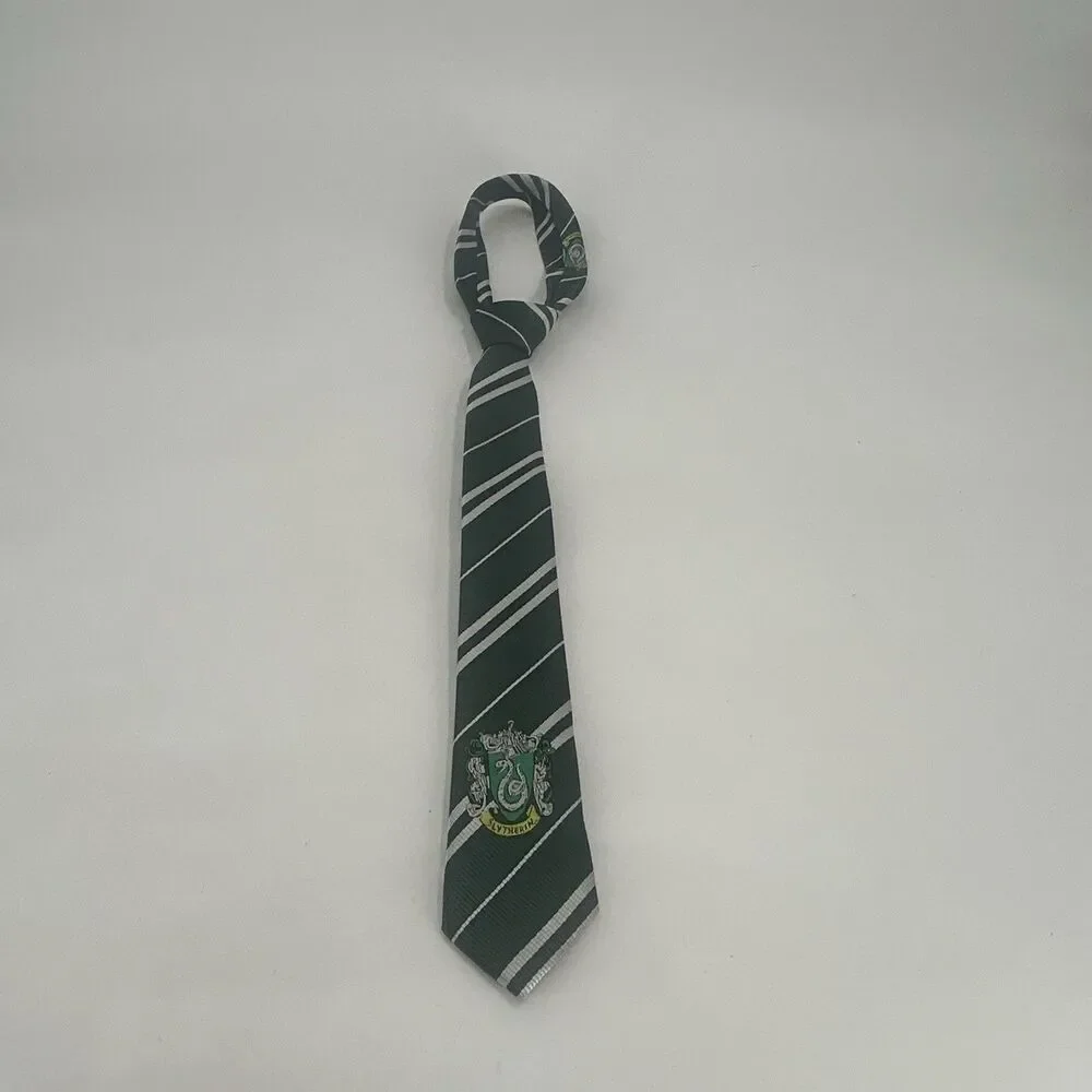 Harry Potter Slytherin Neck Tie Costume Dress Up Accessory Cos-Play Wizard Green